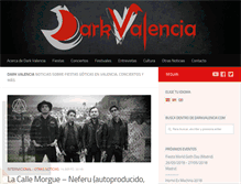 Tablet Screenshot of darkvalencia.com